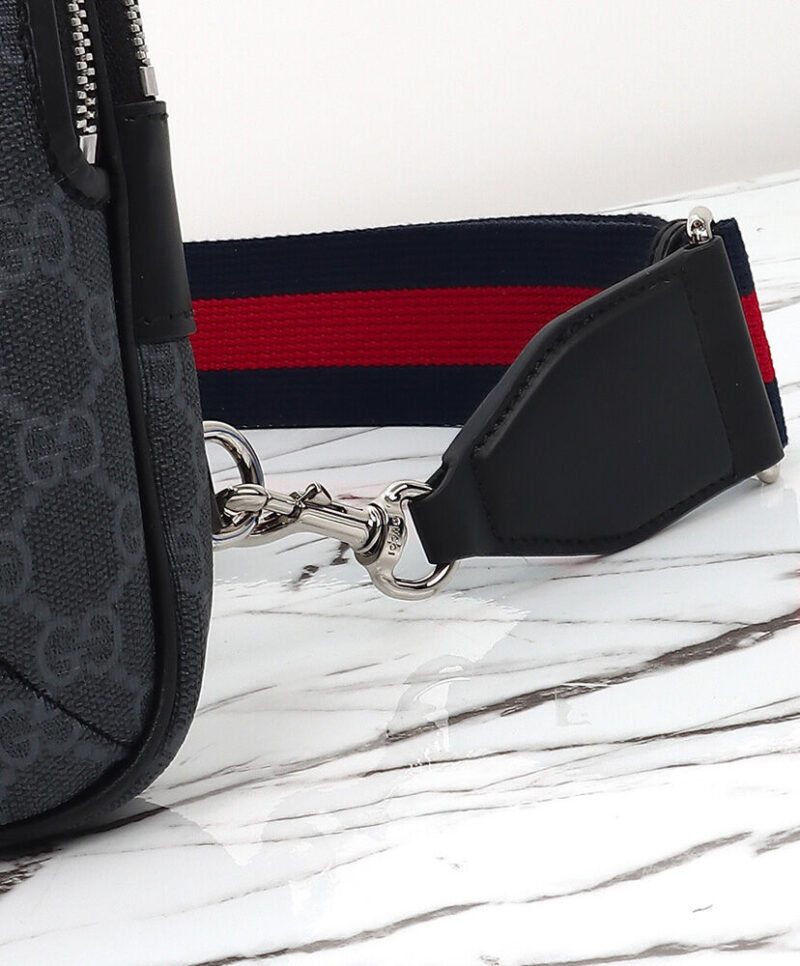 Gucci Small GG Crossbody Bag 822073 Black